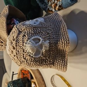 Skeleton Head Bucket Hat Crochet